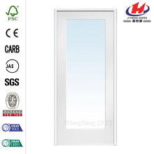 30 po x 80 po. Clair Clair Verre 1-Lite Composite Prehung Porte française d&#39;intérieur